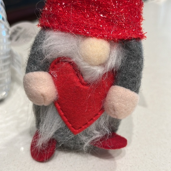 NWT 2 Gnome Decorations. 1 Disco Ball Gnome and 1 Hearts You Gnome - Picture 4 of 8